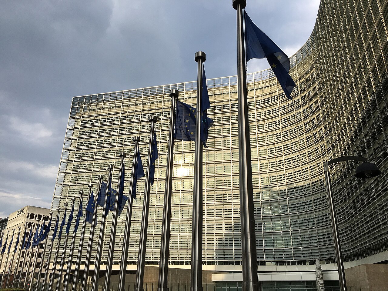The Berlaymont building in Brussels, headquarters of the European Commission