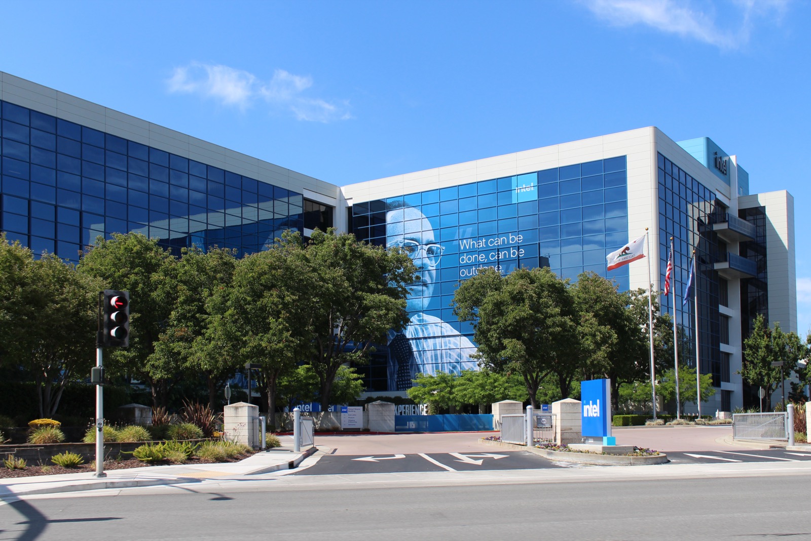 Intel's headquarters campus in Santa Clara, California