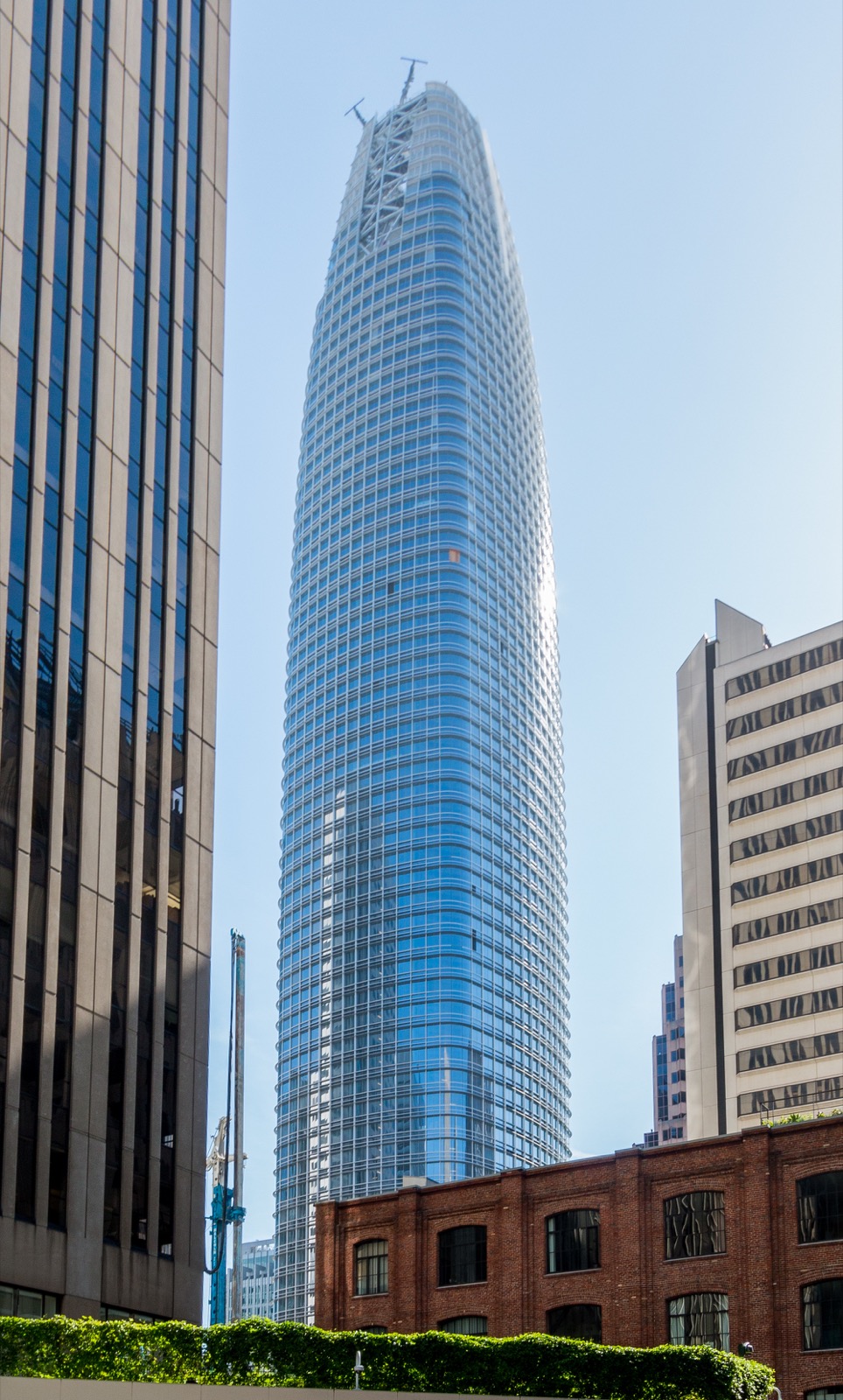 Salesforce Tower, the tallest building in San Francisco, rising above the city's skyline